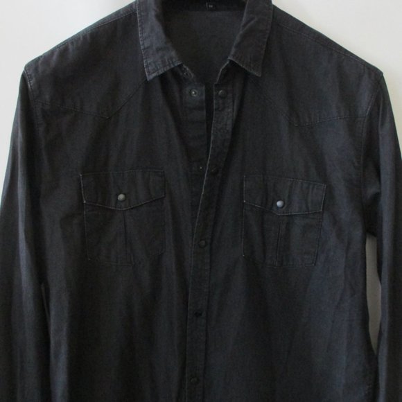 IRO DENIM BUTTON DOWN SHIRT - Picture 3 of 13